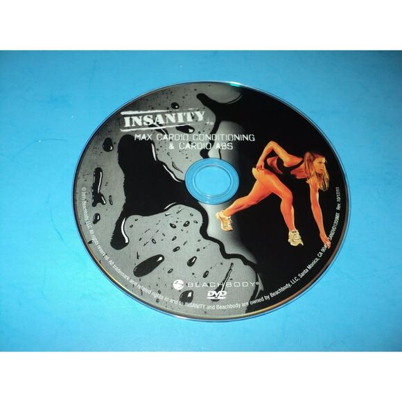 Insanity Workout ~ Max Cardio Conditioning & Cardio Abs ~ Beachbody Repl. DVD - Picture 1 of 1